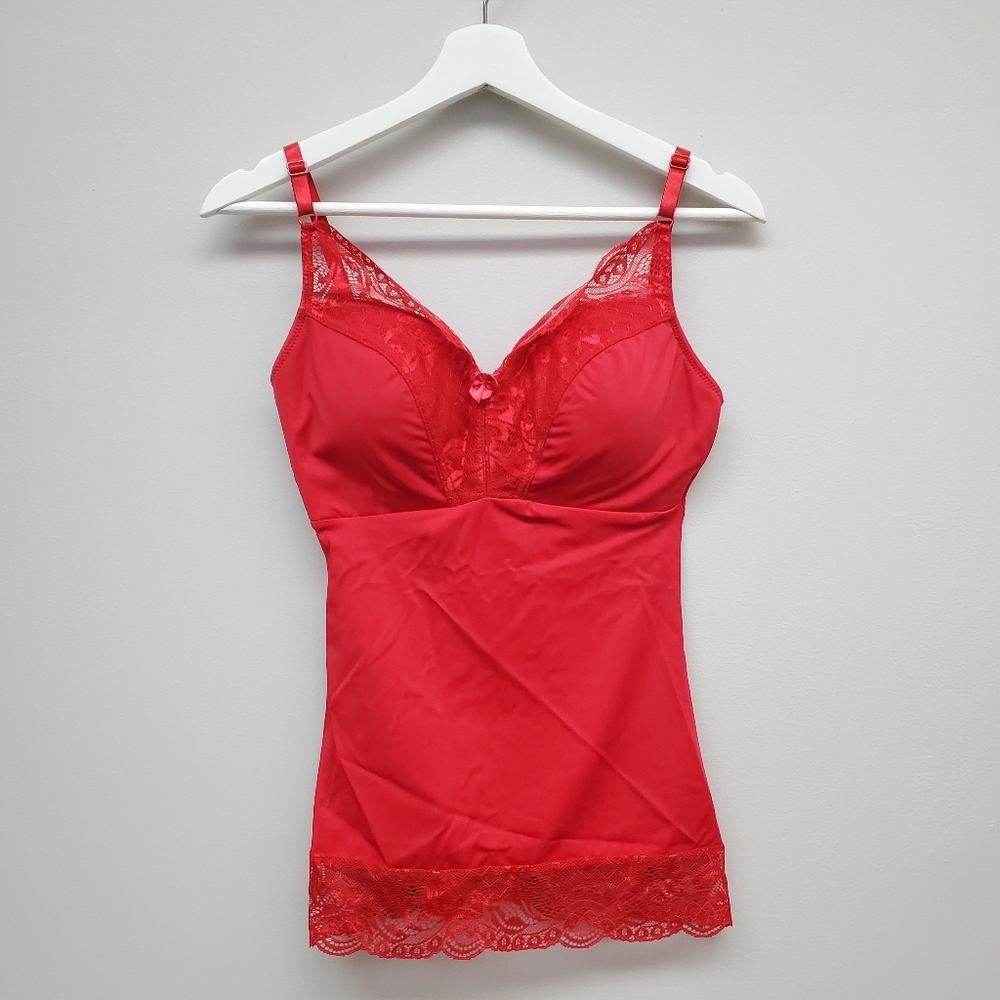 Rhonda Shear Pin-Up Cami with Lace, Style: 6674